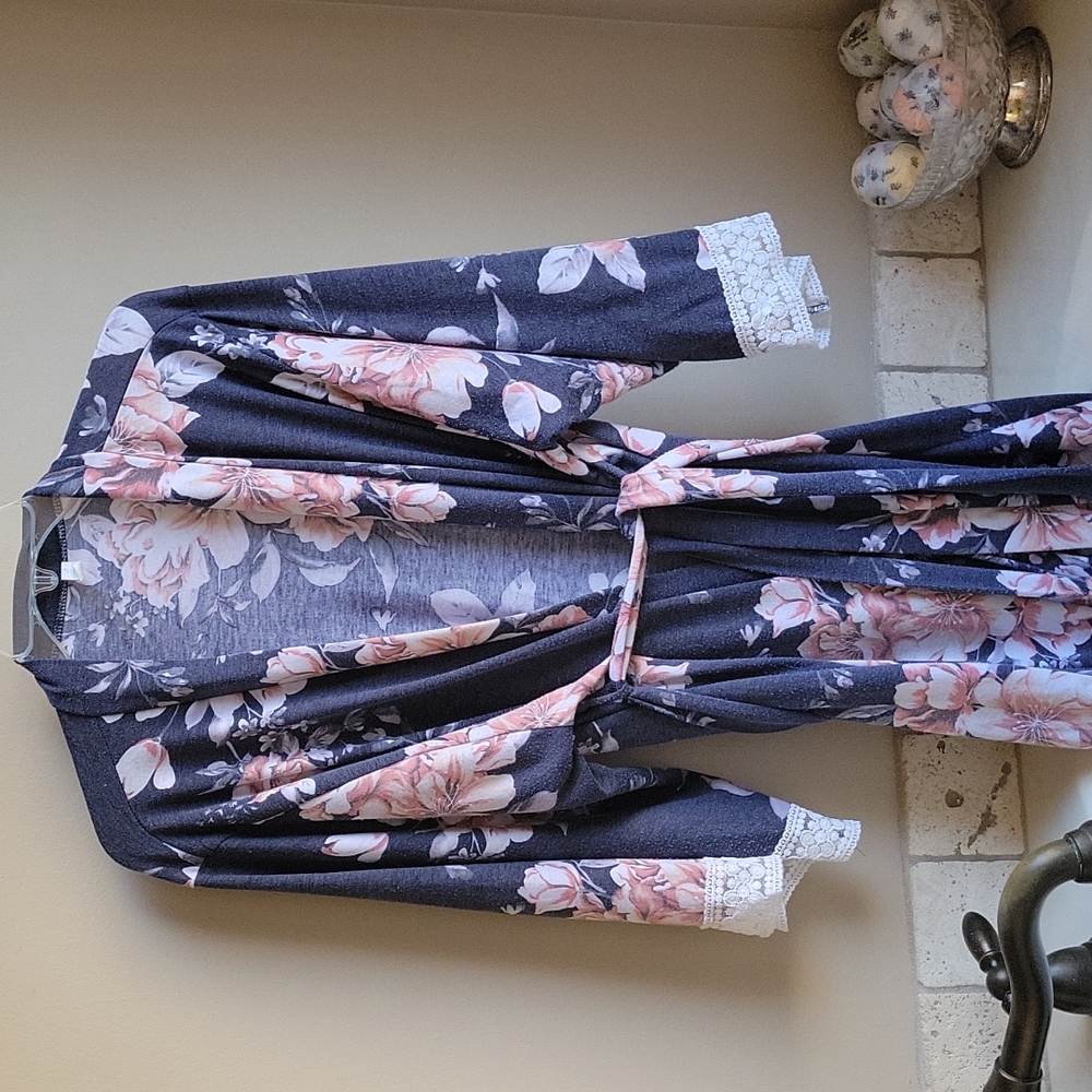 Pink Blush maternity robe